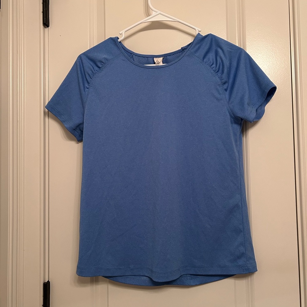 Athletic blue shirt